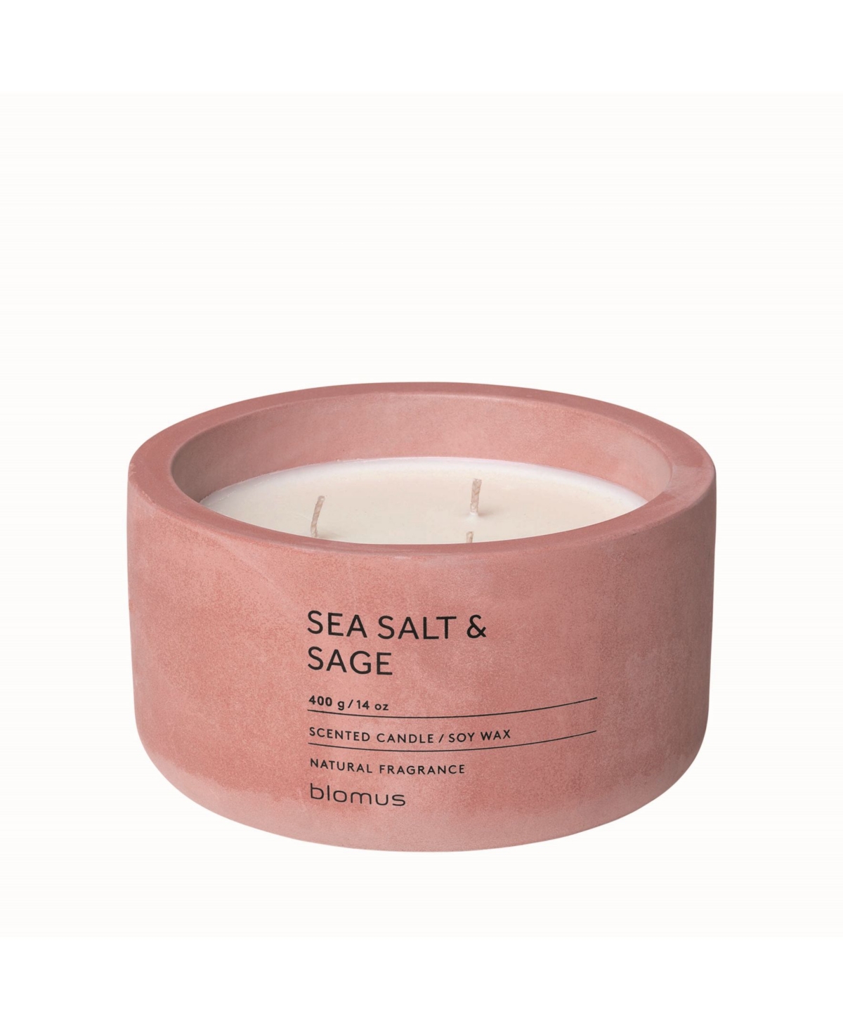 Fraga Sea Salt and Sage Fragrance 3 Wick 5 Candle, 14 oz