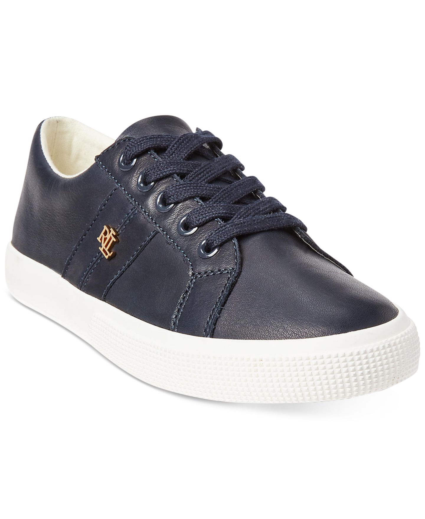 Женские кроссовки Lauren Ralph Lauren Janson Lace-Up, цвет: Тёмно-синий — фото 1