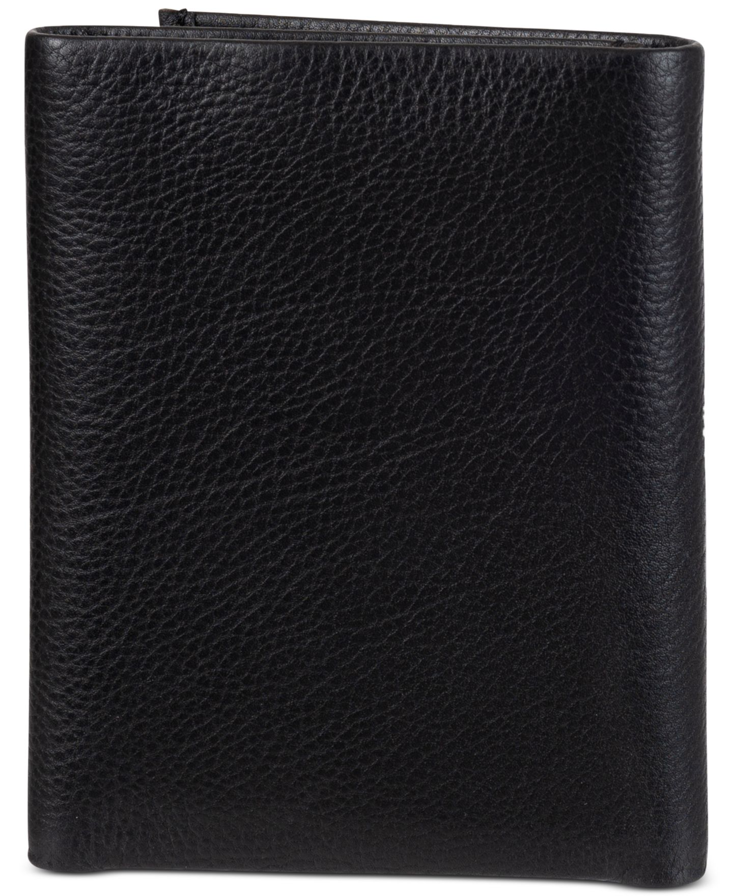 Мужской кошелёк Calvin Klein Soft Milled Trifold Wallet, цвет: Чёрный — фото 2