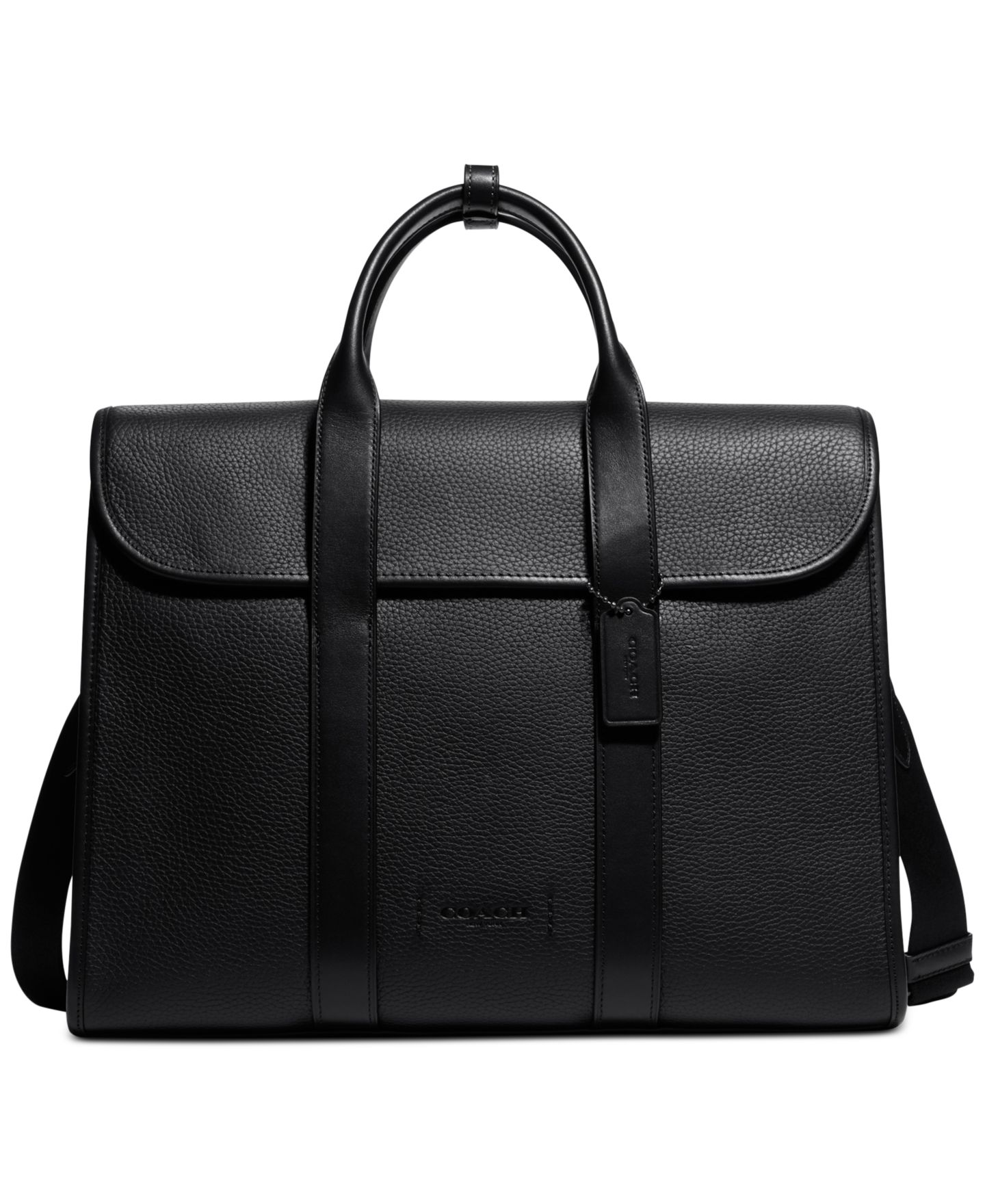 Мужская сумка Coach Gotham Portfolio, цвет: Чёрный — фото 1