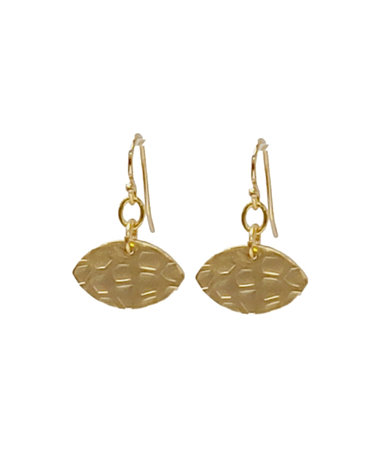 Minu Jewels Women's Ain Earrings with Gold-Tone Accents