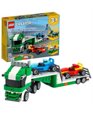 Lego Race Car Transporter 328 Pieces Toy Set