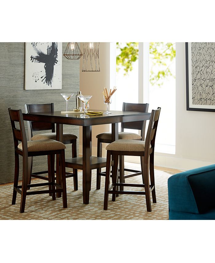 Furniture Branton 5Pc. CounterHeight Set (4 Chairs & Table) Macy's