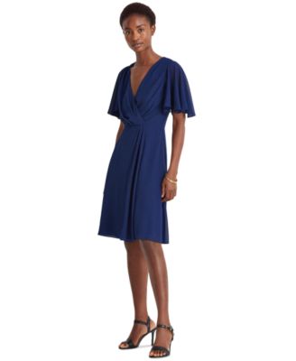 lauren ralph lauren flutter sleeve dress