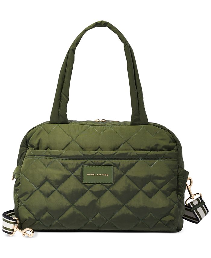 Marc Jacobs Women Dark Green Clutch Bag Leather Solid Lined Zipper