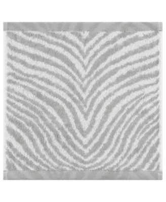 Caro Home - Zebra Stripe 12" x 12" Wash Towel