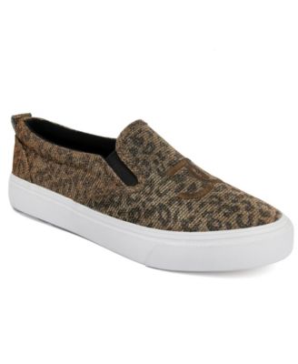 macy's leopard sneakers