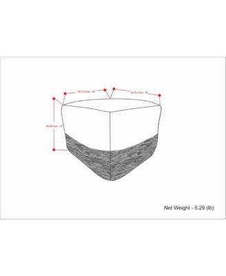 Macie Square Woven Outdoor and Indoor Pouf