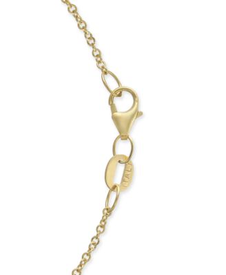 D'Oro by EFFY&reg; Diamond Textured Circle Pendant (3/4 ct. t.w.) in 14k Gold