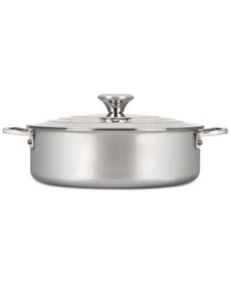 4.5 Quart Stainless Steel Rondeau with Lid