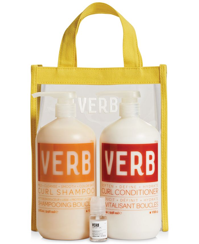 Verb 4Pc. Curl Shampoo & Conditioner Set Macy's