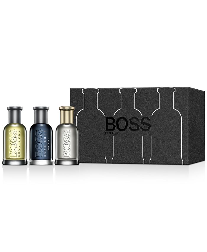 simply Release Zoom in Hugo Boss Men's 3-Pc. BOSS Bottled Multiline Gift Set & Reviews - Cologne -  Beauty - Macy's