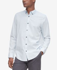 Men's Stretch Yarn-Dyed Grid Shirt