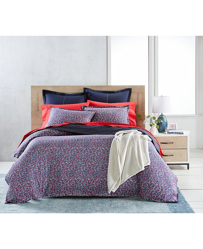 Tommy Hilfiger Soft Floral 3 Piece Comforter Set, Full/Queen Macy's