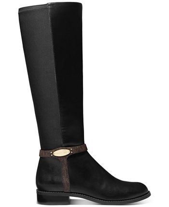 Ladies Clarks Rosalyn Clara Black Leather Smart Knee High Boots 