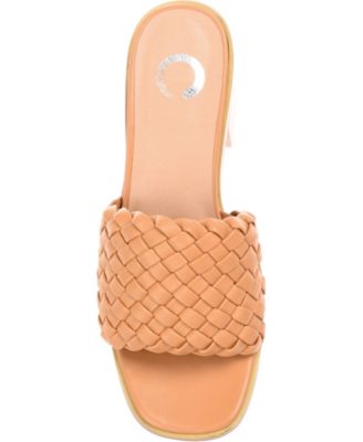Women's Fylicia Woven Block Heel Slide Sandals