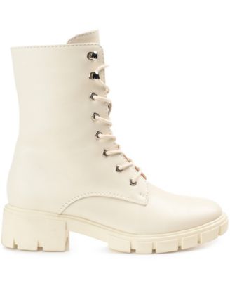 Women's Madelynn Lace Up Lug Sole Combat Boots
