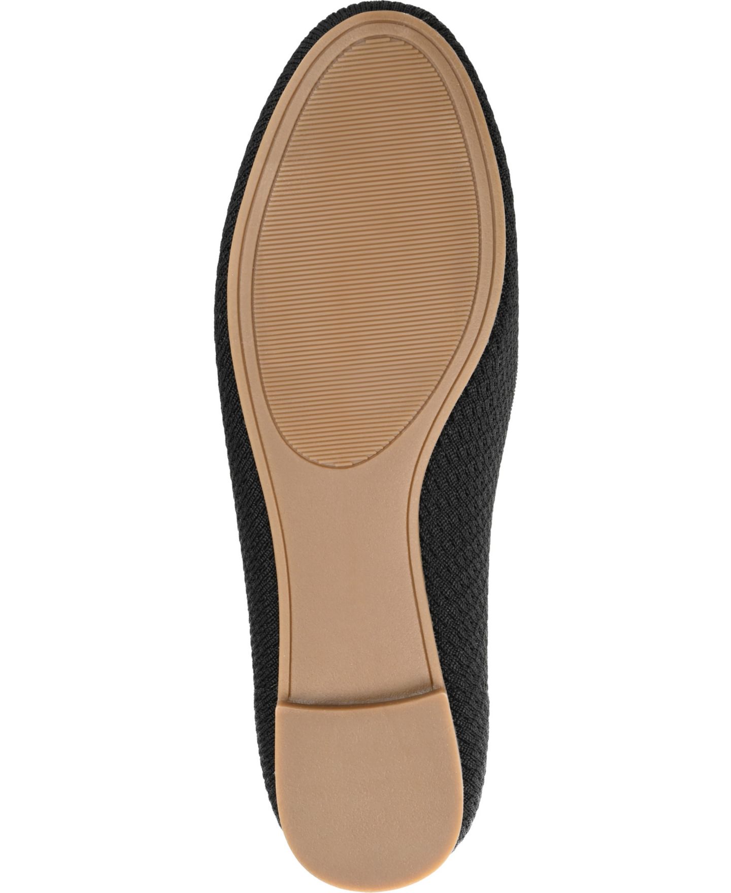 Женские балетки Journee Collection Maryann Knit Ballet Flats, цвет: Чёрный — фото 5