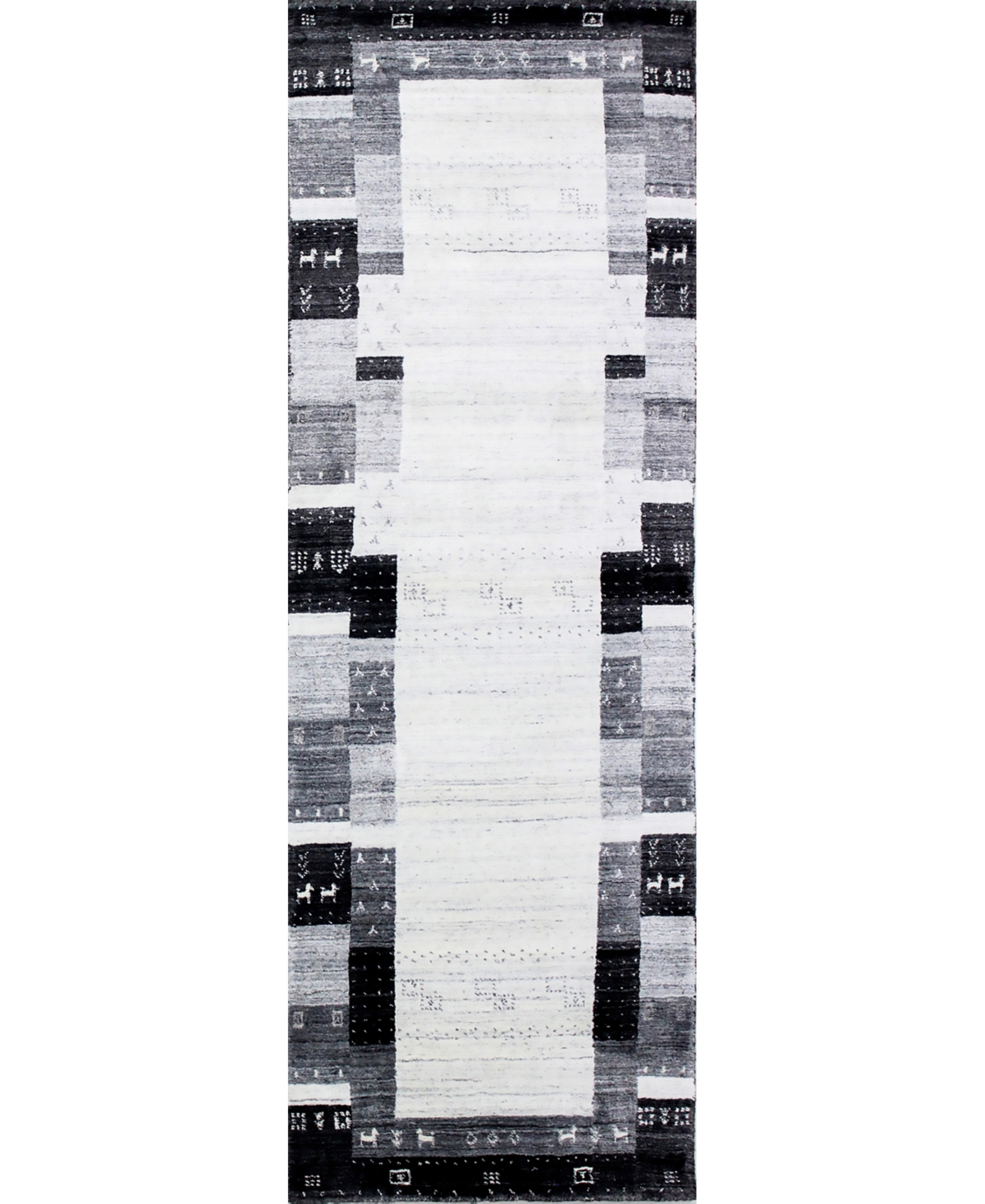 Bb Rugs Decor BLN31 2'6in x 10' Runner Rug - Ivory
