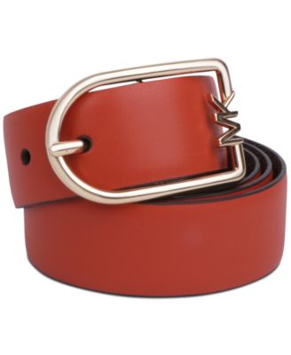 michael kors orange belt