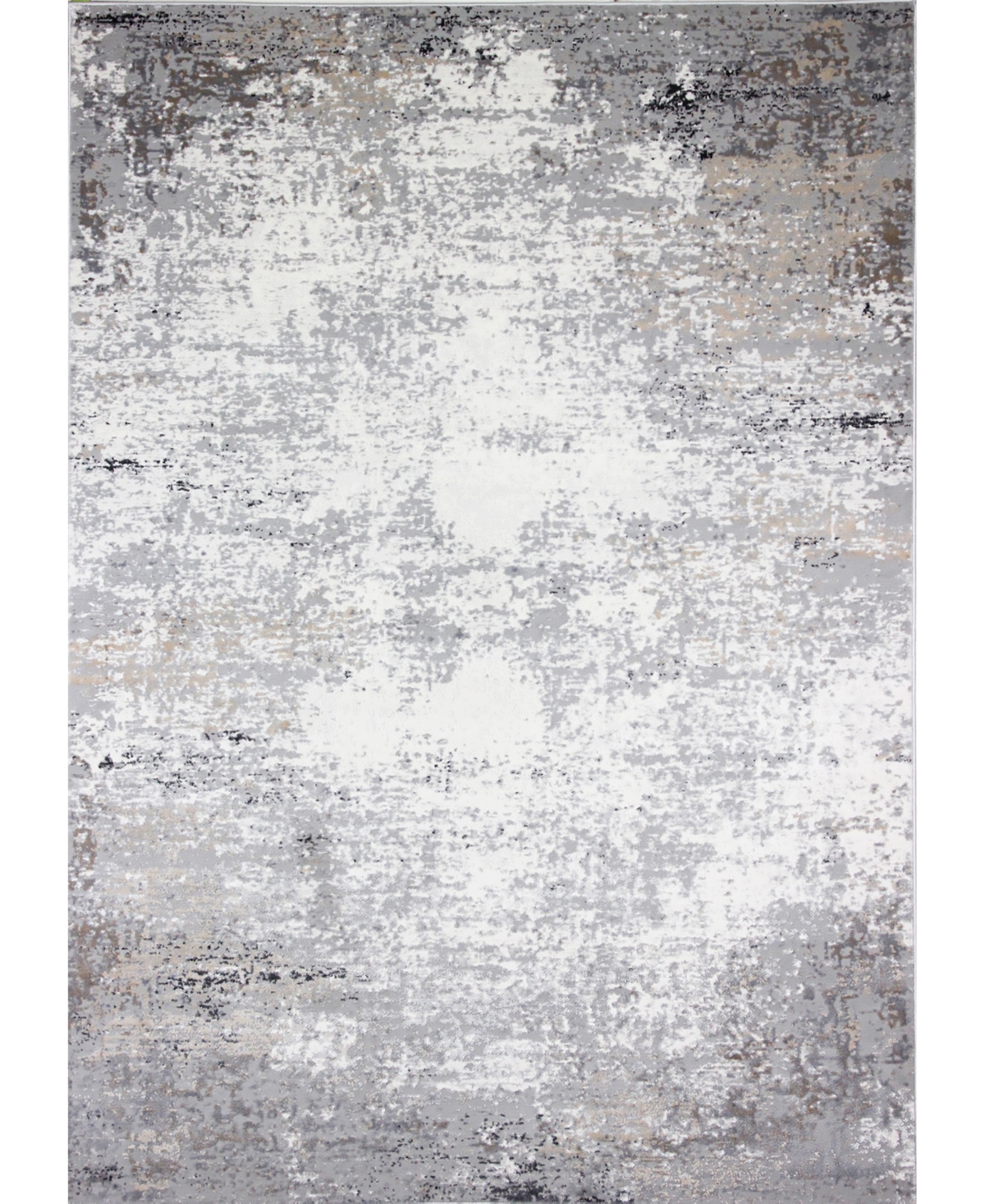 Bb Rugs Assets CA106 8'6in x 11'6in Area Rug - Ivory/Gray