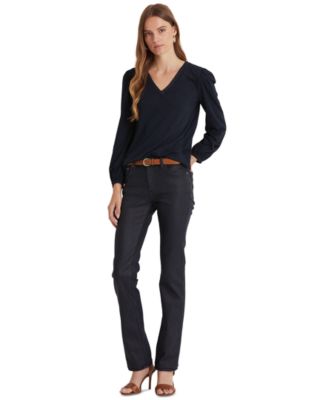 Lauren Ralph Lauren - Mid-Rise Straight Jeans