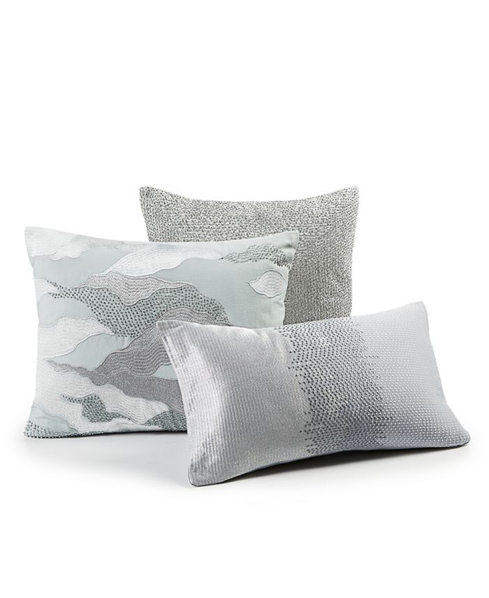 Hotel Collection Wavelet Decorative Pillow, 12" x 22", Created for Macy