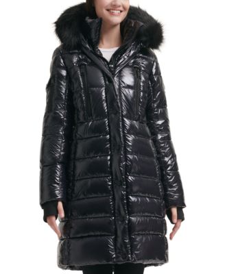 macys womens long puffer coats