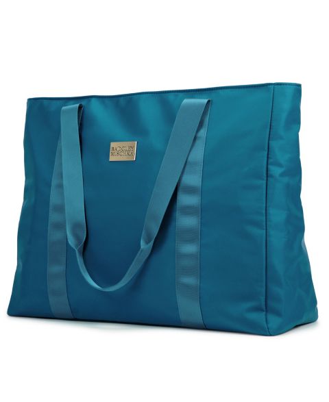 Сумка Badgley Mischka Nylon Travel Tote Weekender, цвет: Аквамариновый