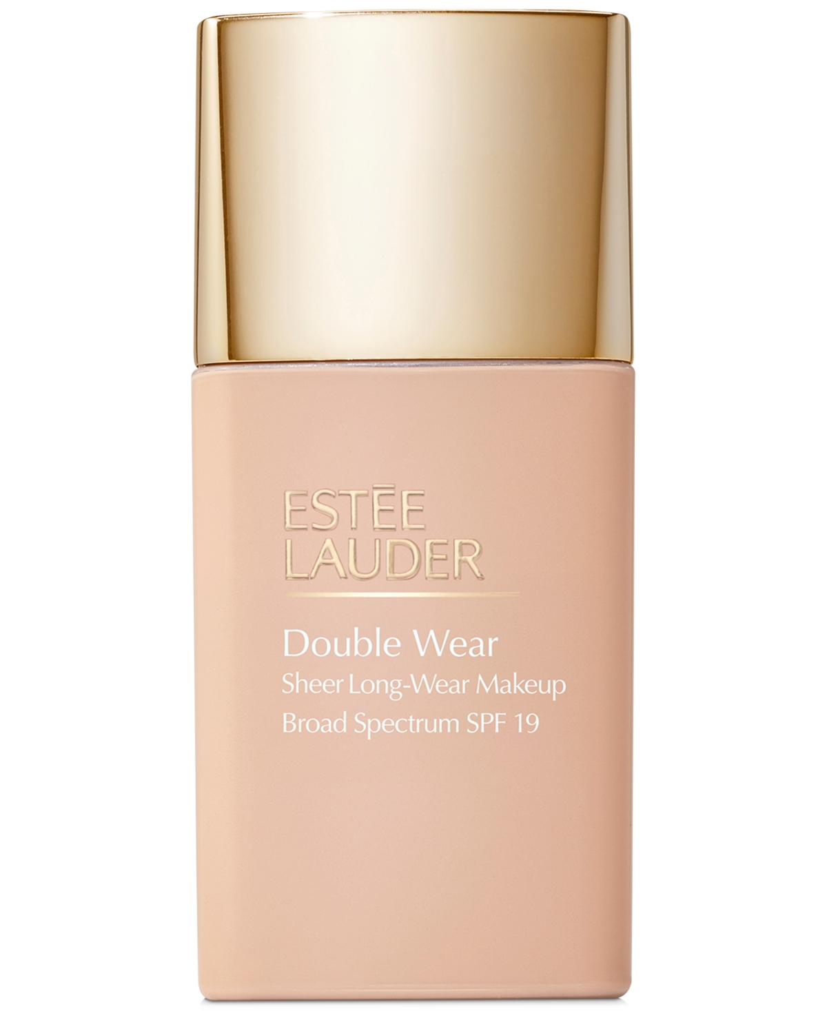 Estée Lauder Double Wear Sheer Long-wear Foundation Spf19, 1 Oz. In C Cool Bone - Light With Cool,rosy-peac