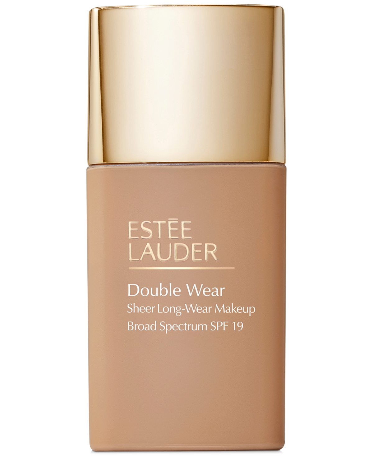 Estée Lauder Double Wear Sheer Long-wear Foundation Spf19, 1 Oz. In N Wheat - Medium With Neutral,subtle Go