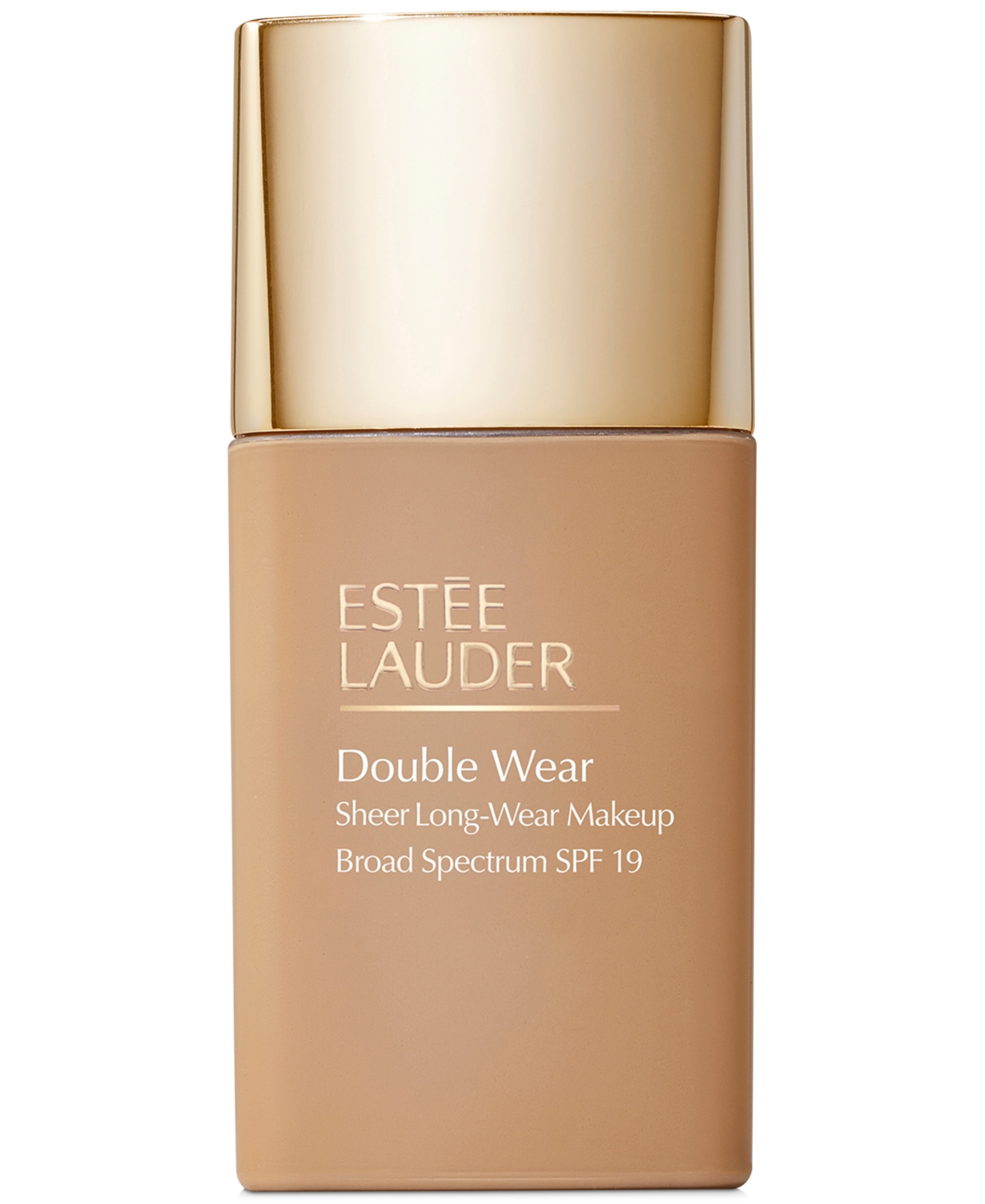 Estée Lauder Double Wear Sheer Long-wear Foundation Spf19, 1 Oz. In W Tawny - Medium With Warm Golden Undert