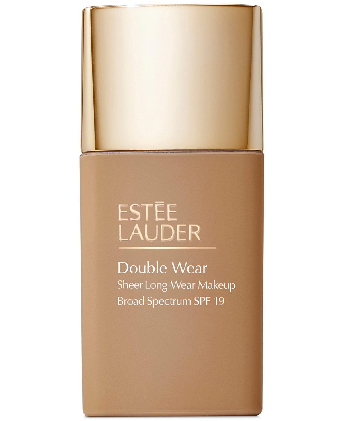 Estée Lauder Double Wear Sheer Long-wear Foundation Spf19, 1 Oz. In N Shell Beige - Medium Tan With Neutral