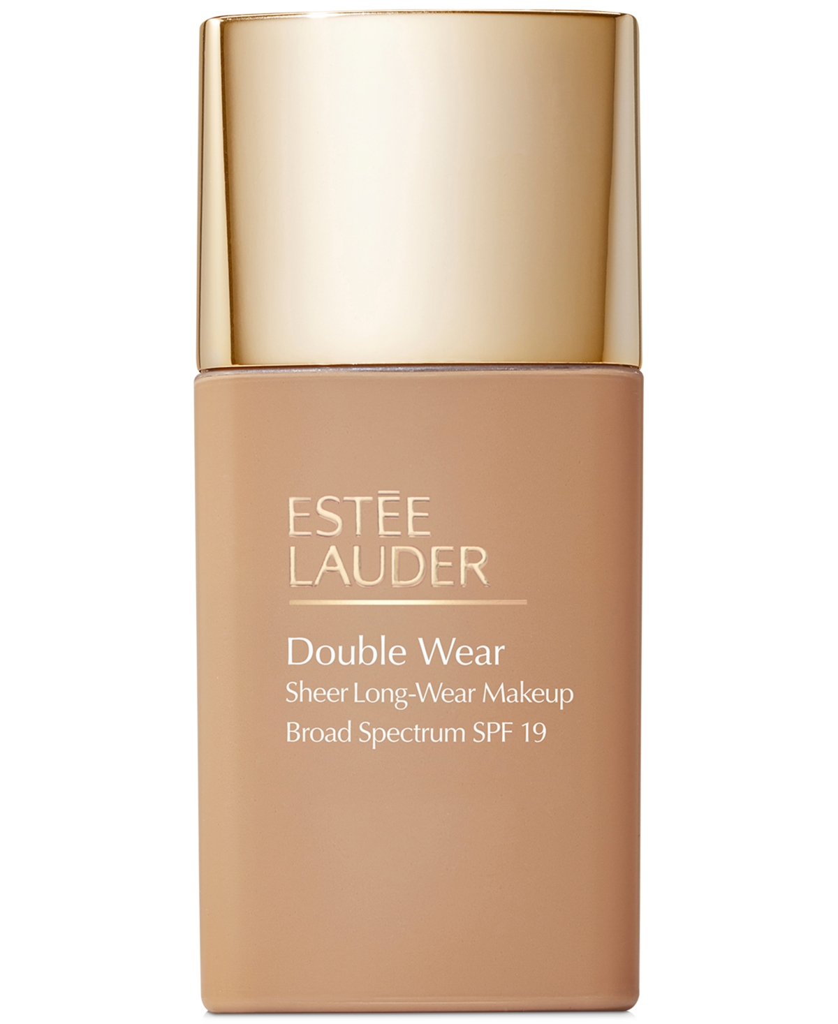 Estée Lauder Double Wear Sheer Long-wear Foundation Spf19, 1 Oz. In N Spiced Sand - Medium Tan With Neutral