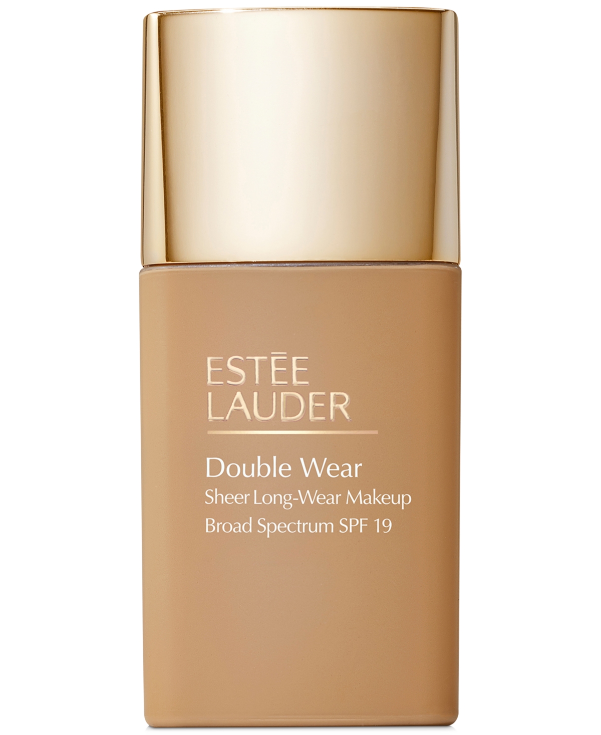 Estée Lauder Double Wear Sheer Long-wear Foundation Spf19, 1 Oz. In W Honey Bronze - Medium Tan With Warm Go