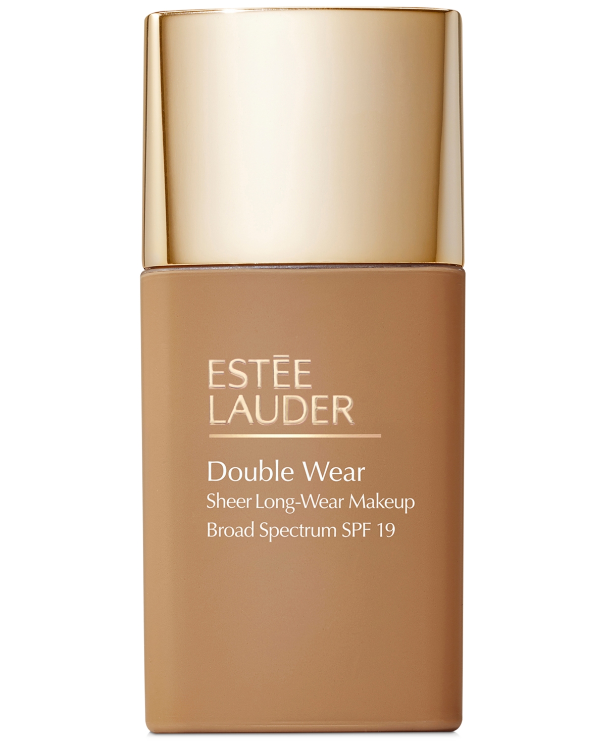 Estée Lauder Double Wear Sheer Long-wear Foundation Spf19, 1 Oz. In W Bronze - Deep With Warm Golden Underto