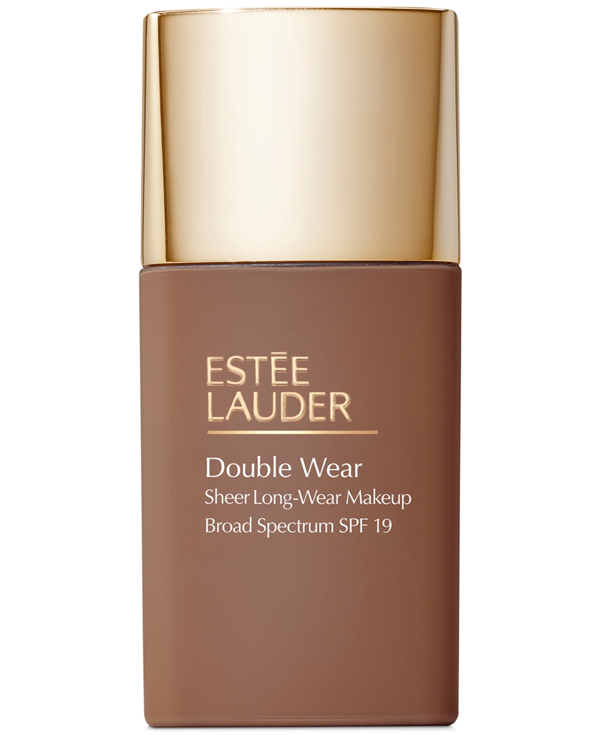 Estée Lauder Double Wear Sheer Long-wear Foundation Spf19, 1 Oz. In N Deep Amber - Extra Deep With Neutral B
