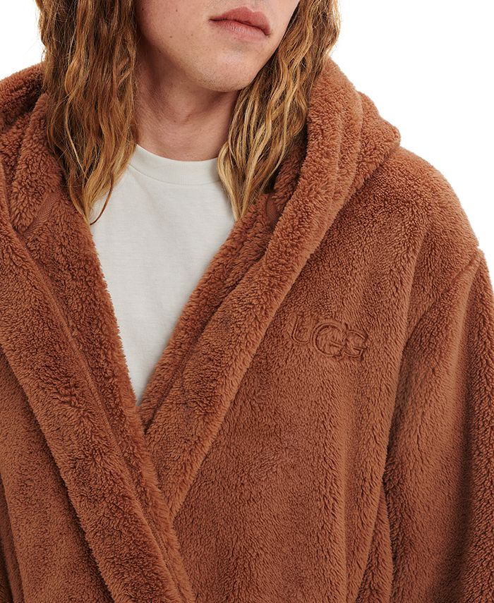 Men s Fleece Hooded Robe