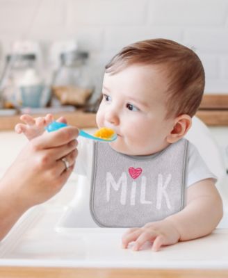 Cotton Feeding Baby Bib, 8pk Girls