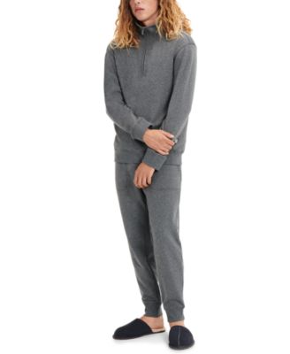 UGG® - Men's Zeke 1/2-Zip Double-Knit Fleece Pajama Sweatshirt