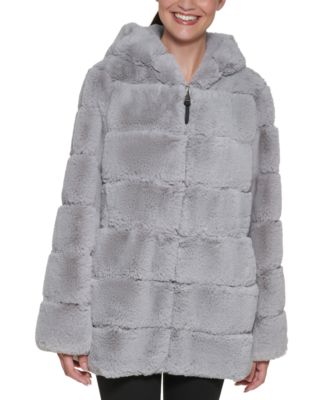 dkny grey coat