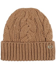 Women's Cuffed Braided Cable Hat