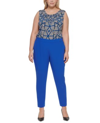 Calvin Klein Plus Size Slim-Leg Pants