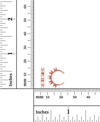 Imitation Pearl & Cubic Zirconia Ear Cuffs