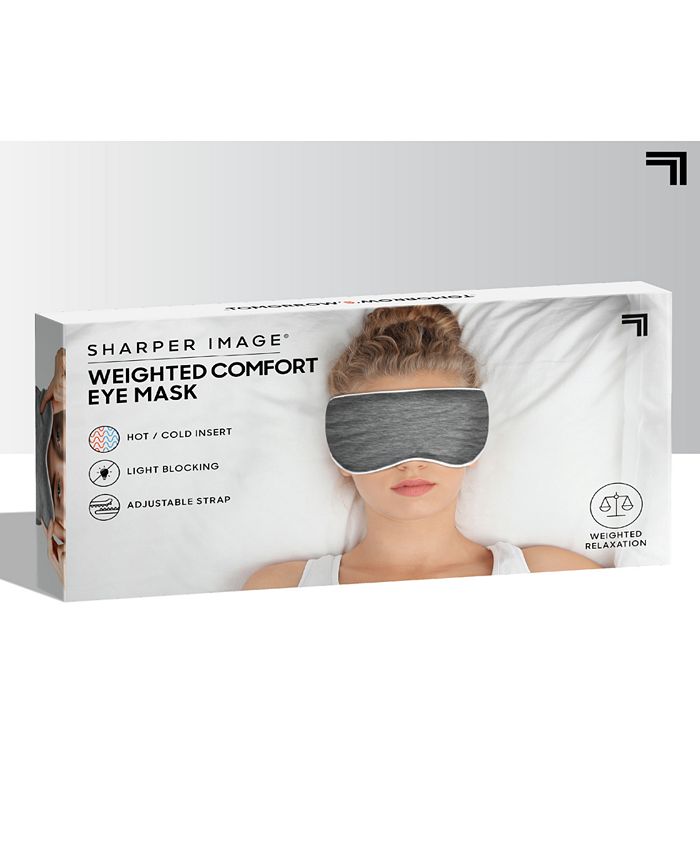 Sharper Image Weighted Comfort Eye Mask Macy's