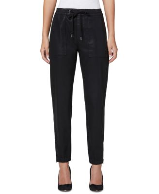 Hudson Jeans - Coated Zipper-Cuff Utility Jogger Pants
