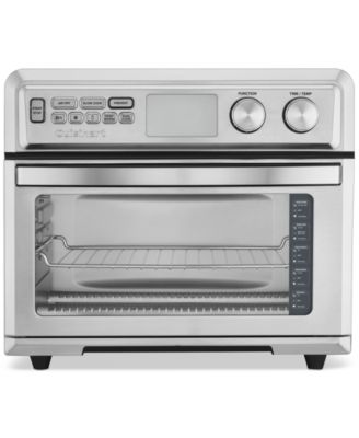cuisinart black stainless air fryer toaster oven