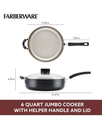 Smart Control Aluminum Nonstick Jumbo Cooker & Lid