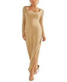 Chantal Square-Neck Maxi Dress