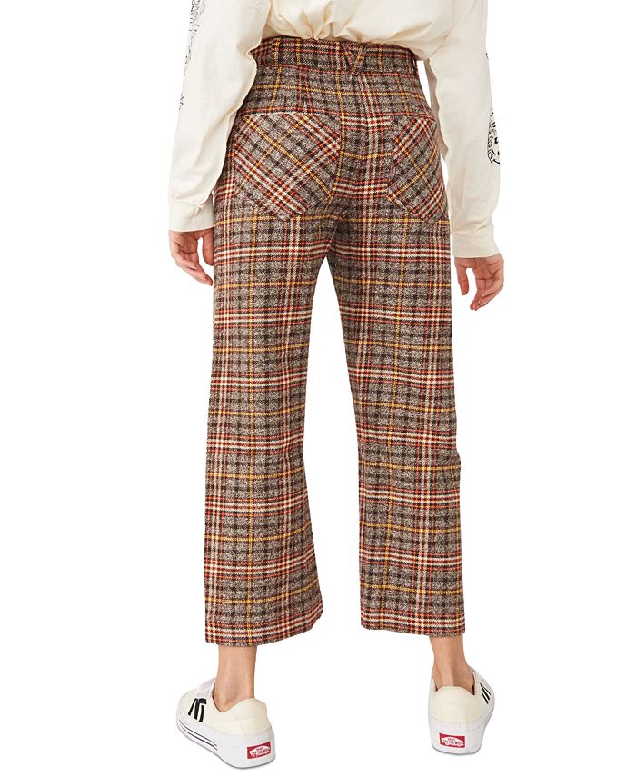 Free People Cotton Shape Up Trouser Pants - Macy's